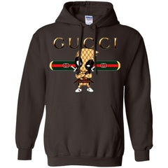 Deadpool Gucci Hoodie - Dark Chocolate / S - Sweatshirts