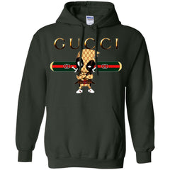 Deadpool Gucci Hoodie - Forest Green / S - Sweatshirts