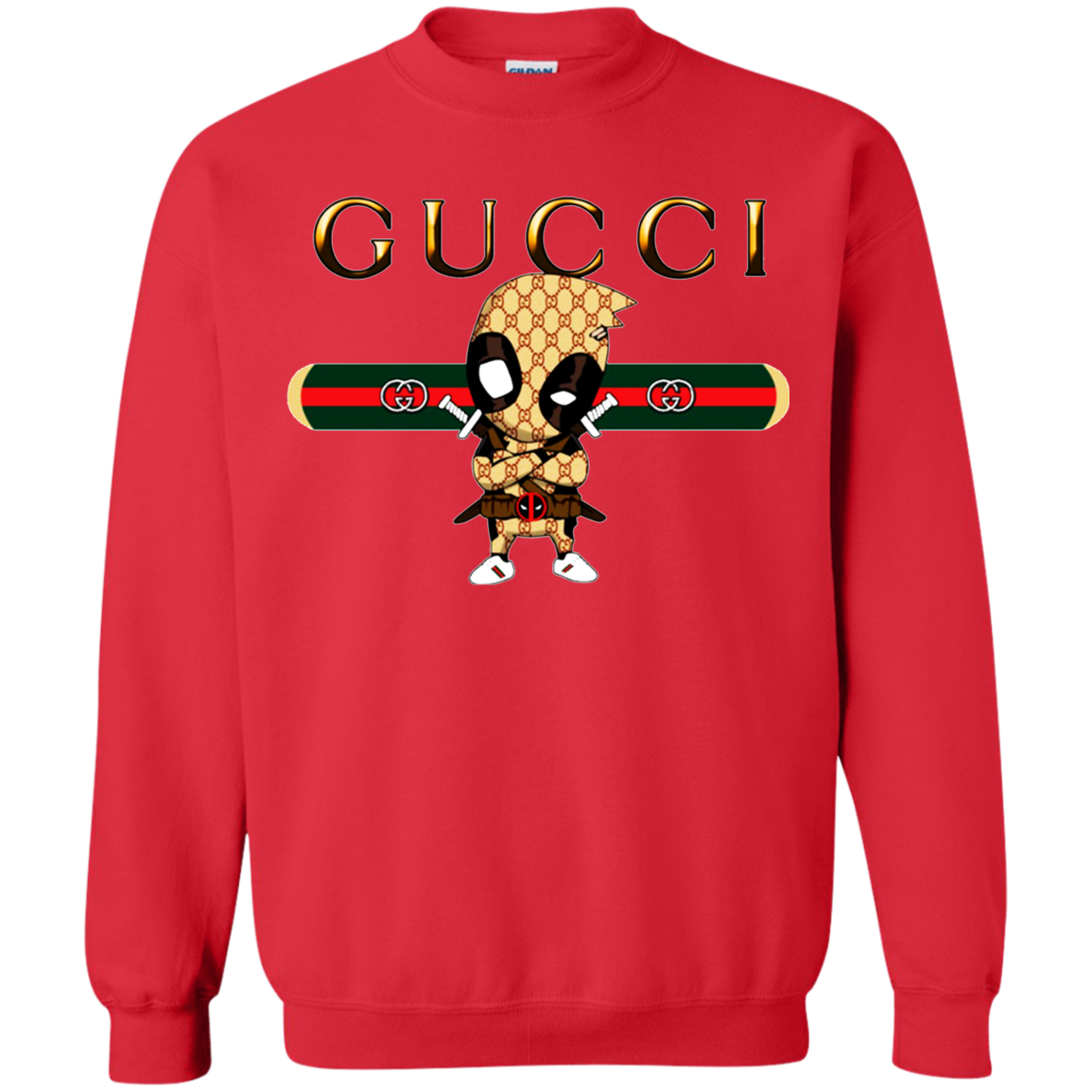 Deadpool Gucci Sweater - Red / S - Sweatshirts