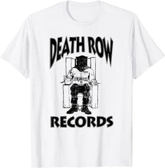 Death Row Records Shirt-White-S-NINONINE