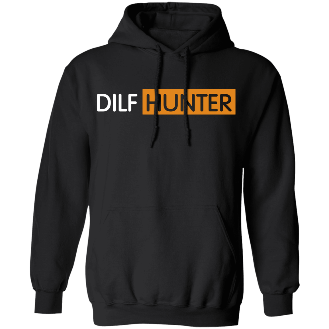 Dilf Hunter Hoodie-Black-S-NINONINE