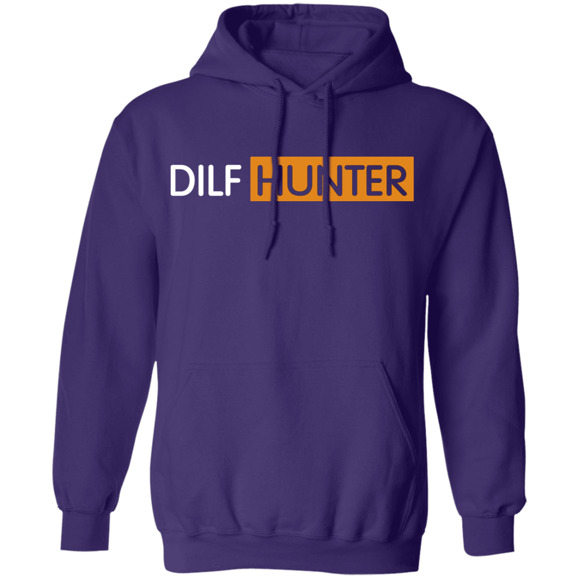 Dilf Hunter Hoodie-Purple-S-NINONINE