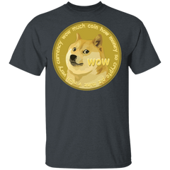 Dogecoin Shirt-Dark Heather-S-NINONINE