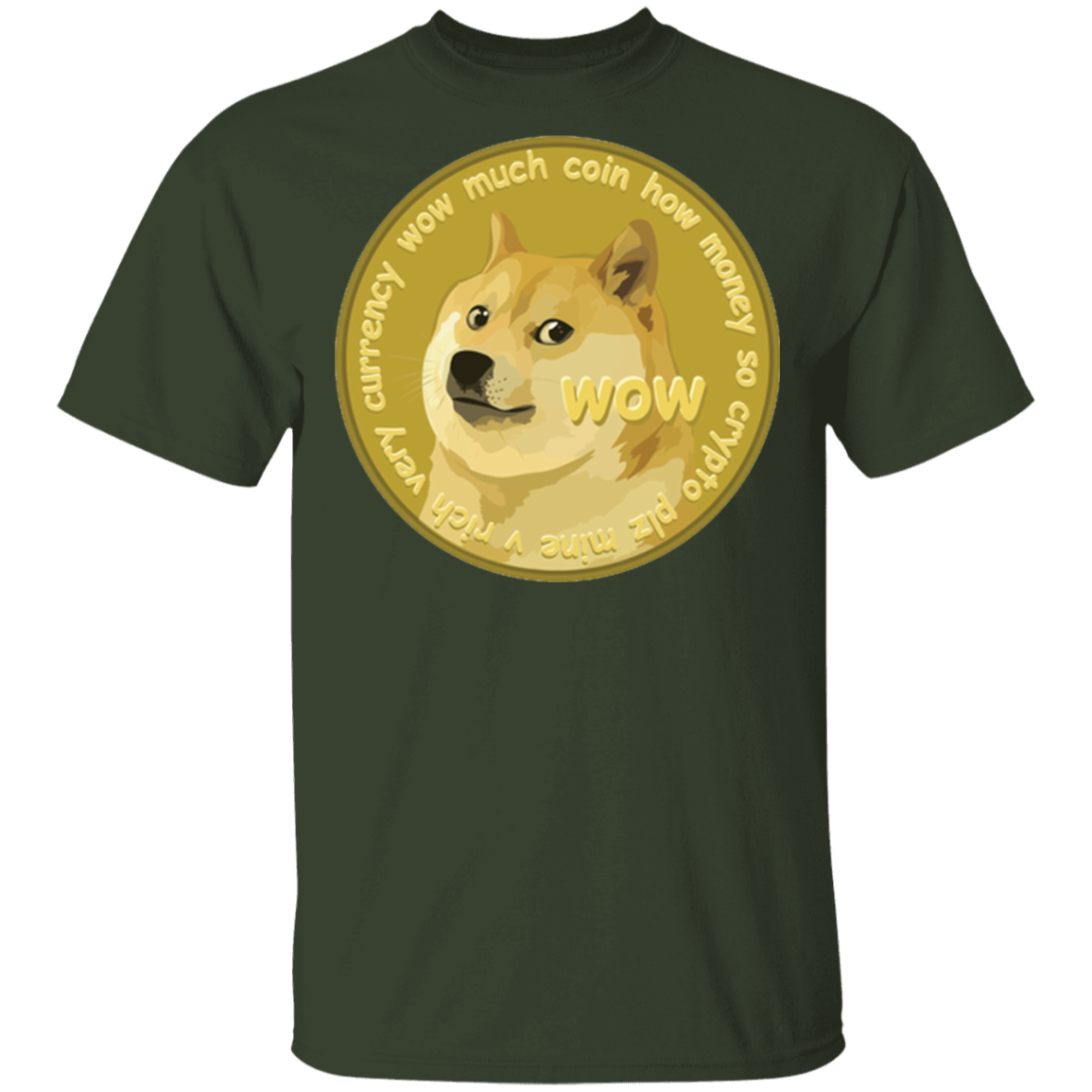 Dogecoin Shirt-Forest-S-NINONINE