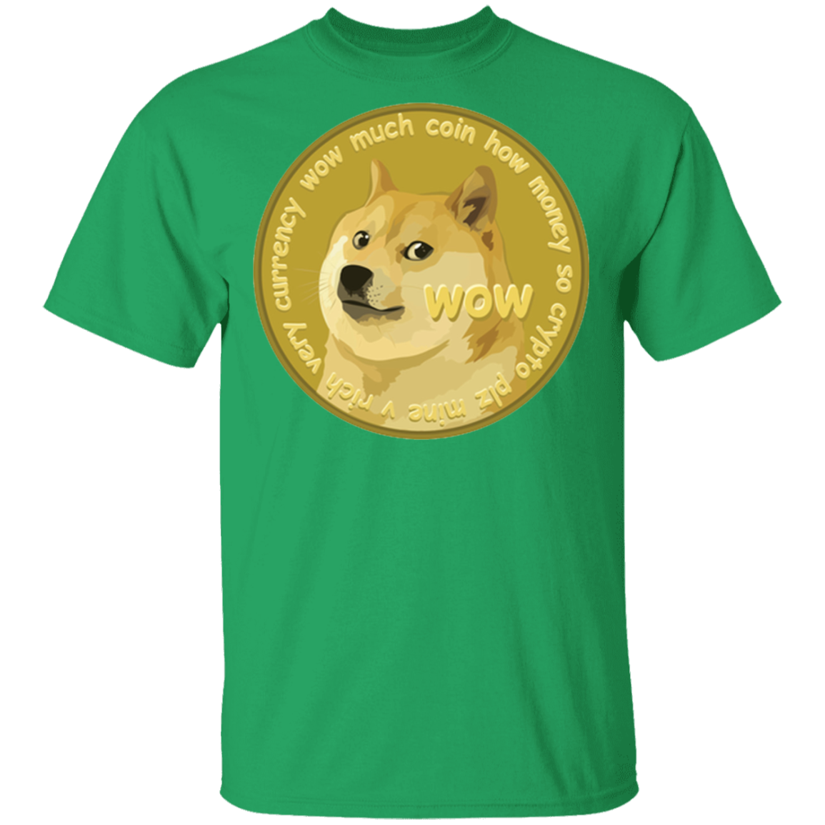 Dogecoin Shirt-Irish Green-S-NINONINE