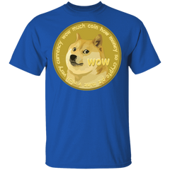 Dogecoin Shirt-Royal-S-NINONINE