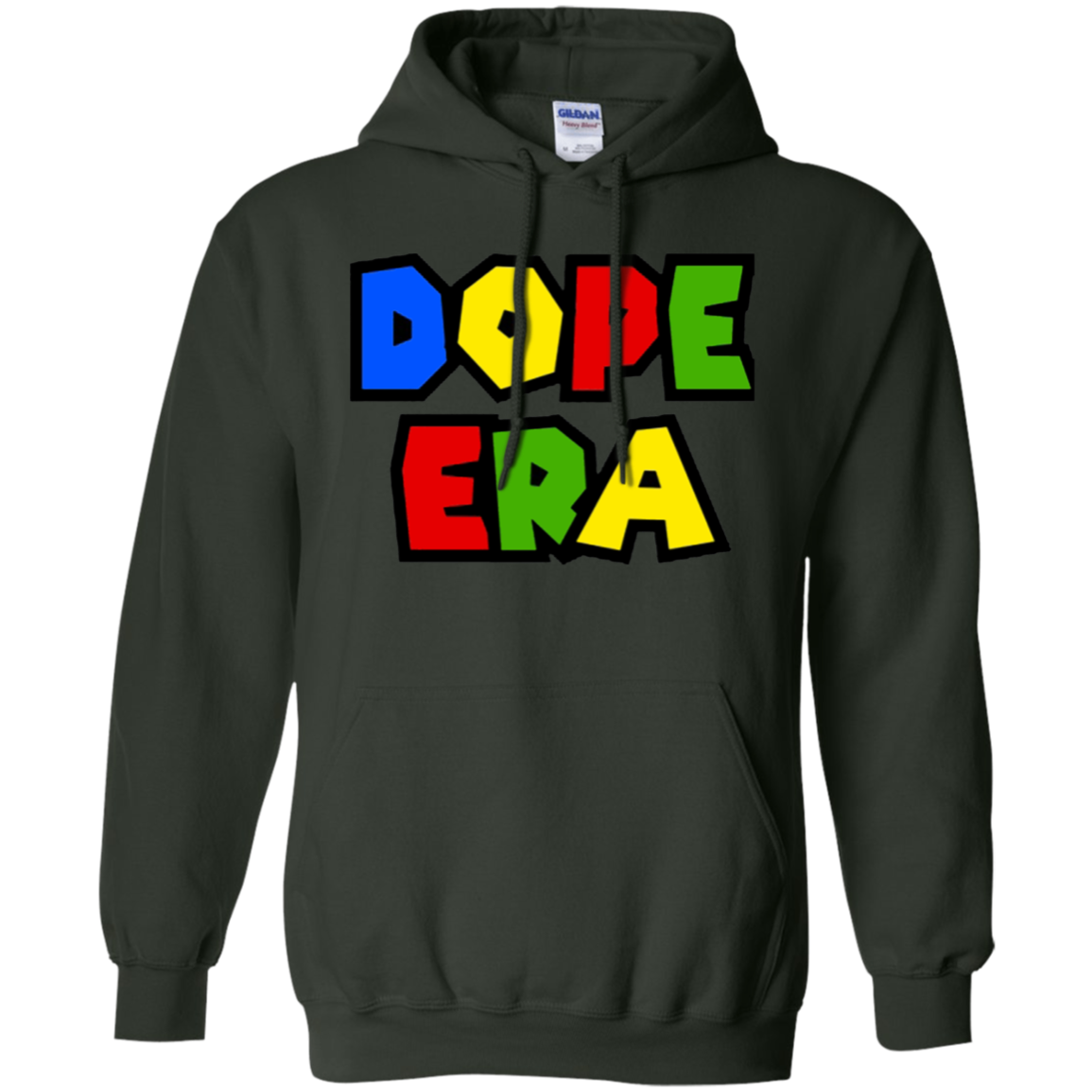 Dope Era Hoodie - Forest Green / S - Sweatshirts