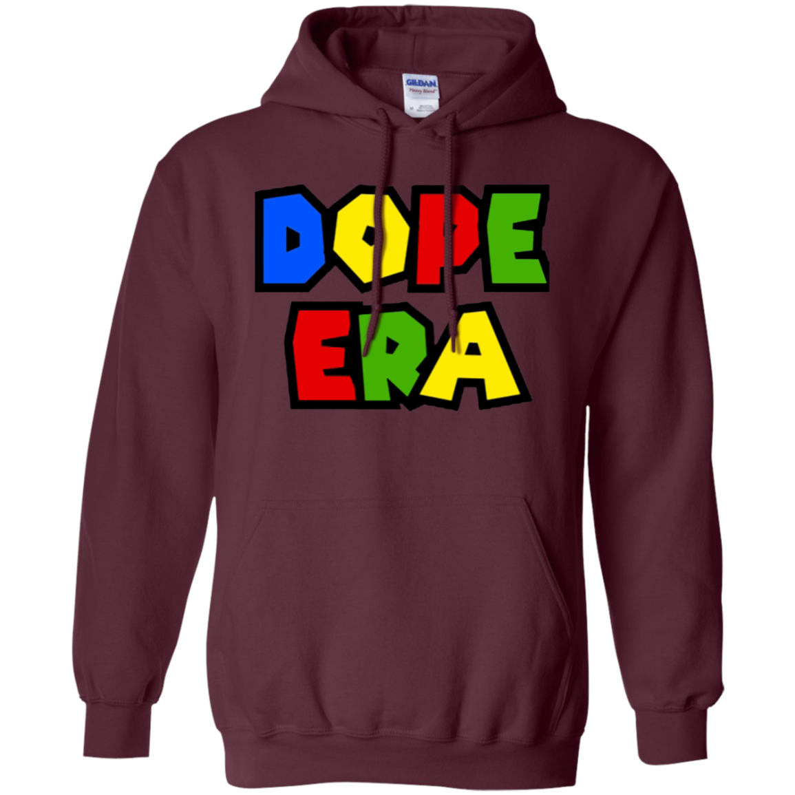 Dope Era Hoodie - Maroon / S - Sweatshirts