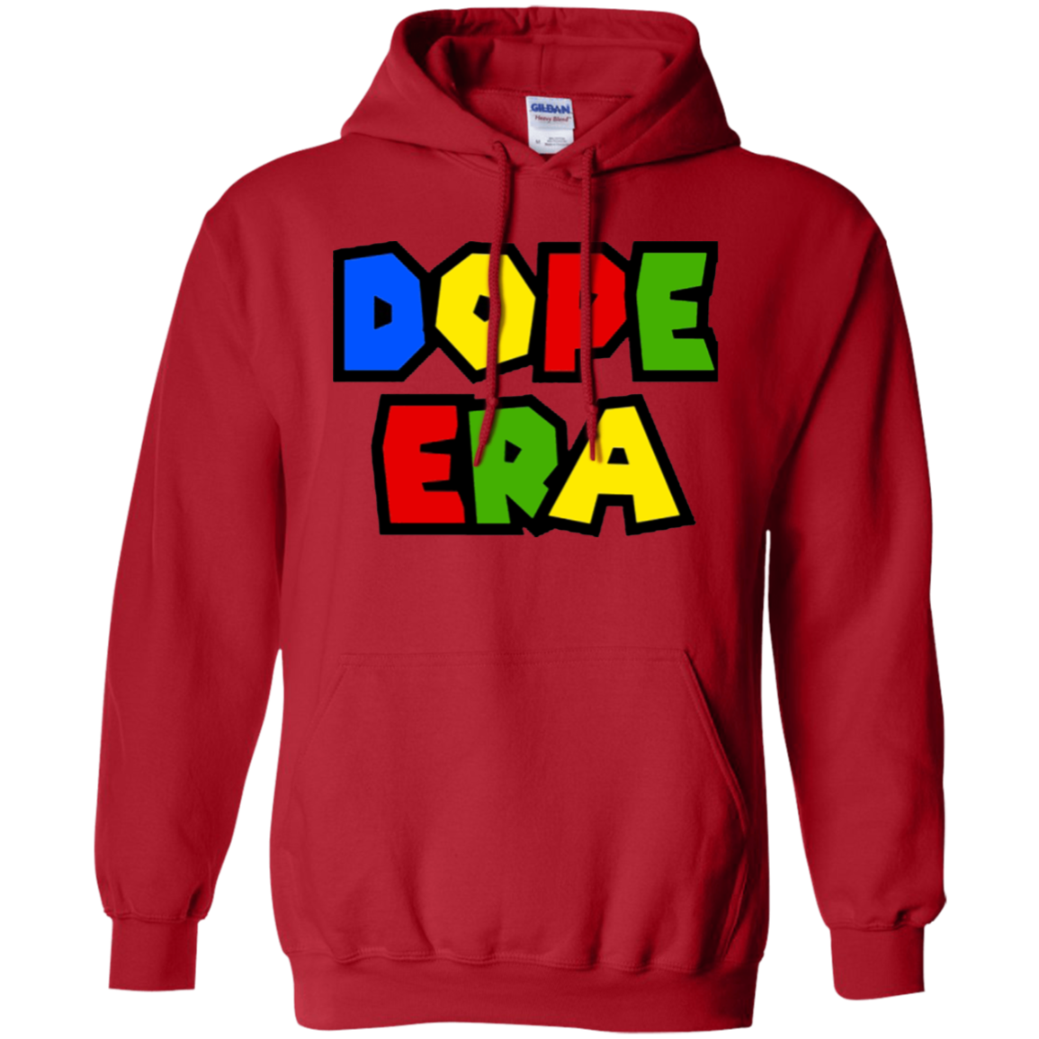 Dope Era Hoodie - Red / S - Sweatshirts