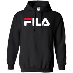 Fila Hoodie Red White Logo - NINONINE