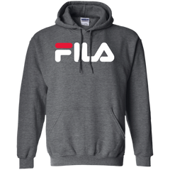 Fila Hoodie Red White Logo - NINONINE