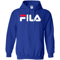 Fila Hoodie Red White Logo - NINONINE