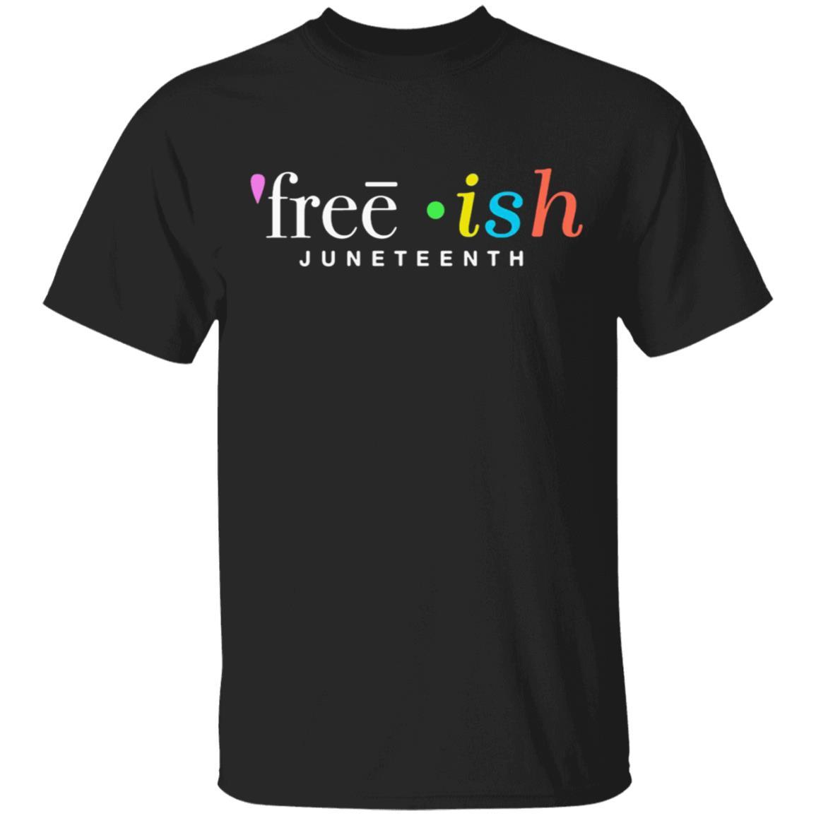 Freeish Juneteenth Shirt - Black - NINONINE