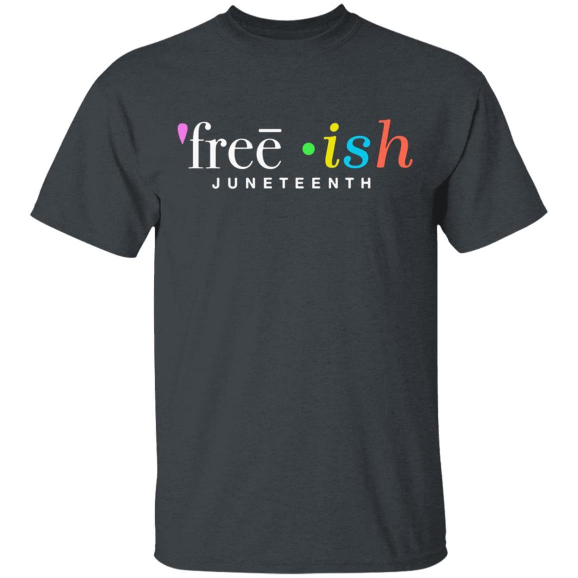 Freeish Juneteenth Shirt - Dark Heather - NINONINE