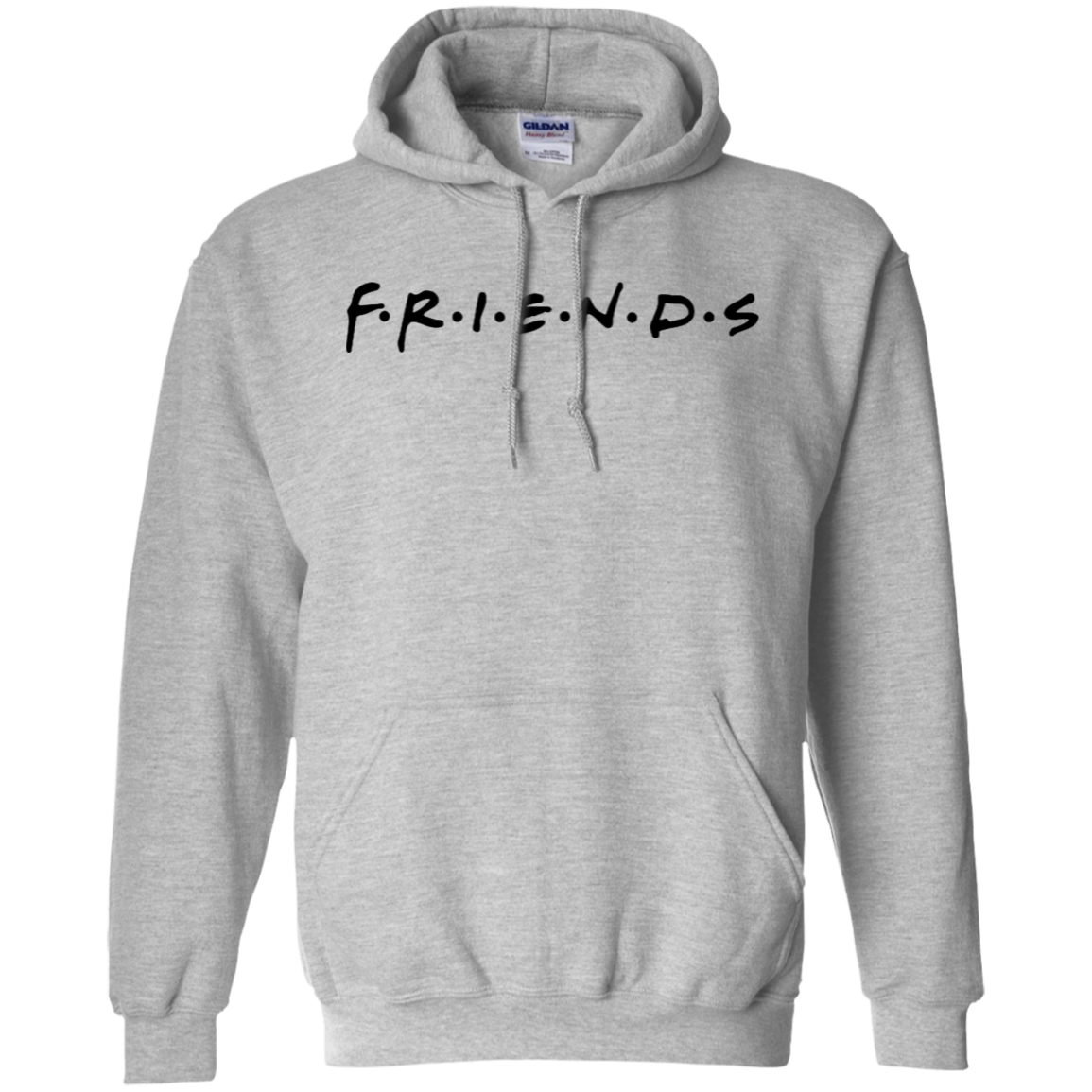 Friends Hoodie Light Style - Sport Grey - Shipping Worldwide - NINONINE