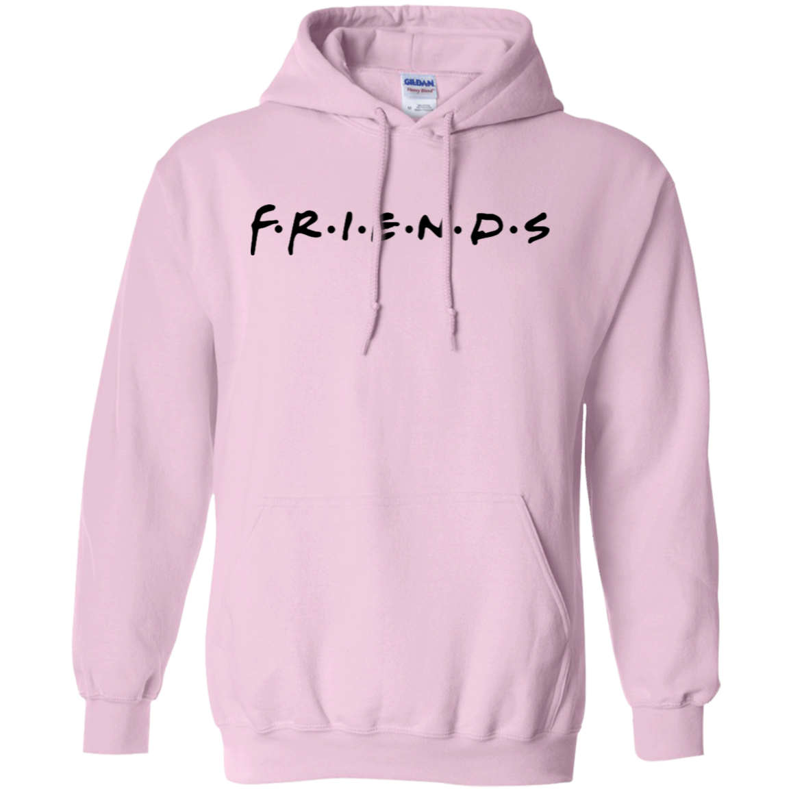 Friends Hoodie Light Style - Light Pink - Shipping Worldwide - NINONINE