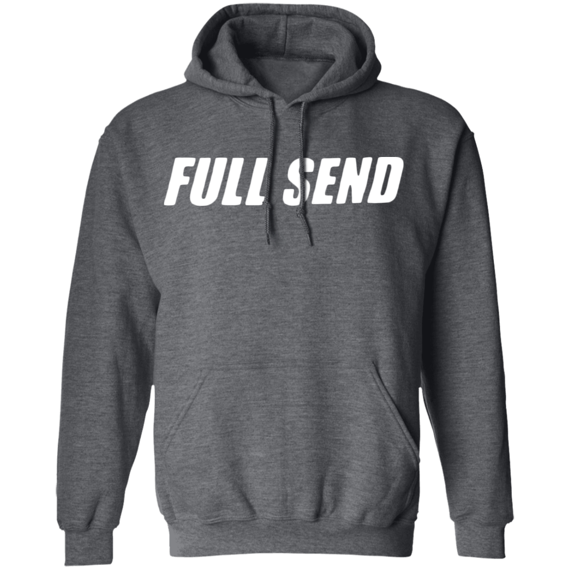 Full Send Hoodie-Dark Heather-S-NINONINE