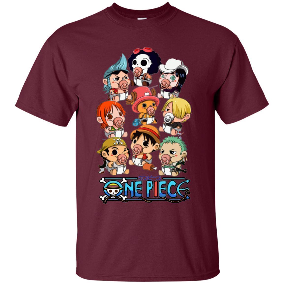 Funny Straw Hat Pirates Chibi One Piece Shirt - NINONINE