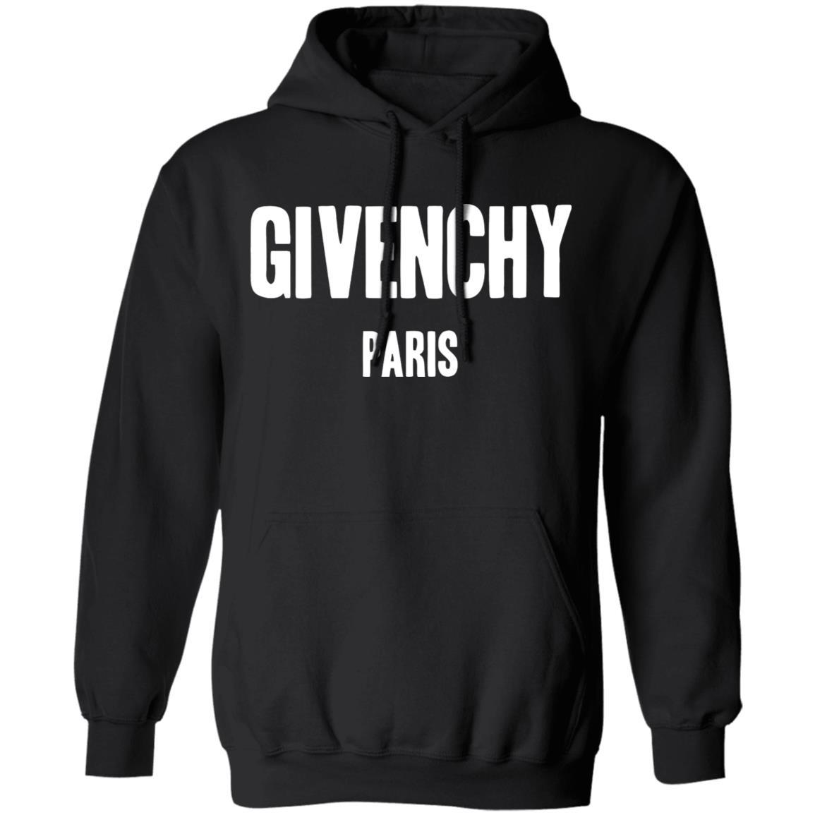 Givenchy Paris Hoodie - Black - NINONINE