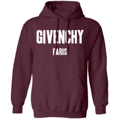 Givenchy Paris Hoodie - Maroon - NINONINE