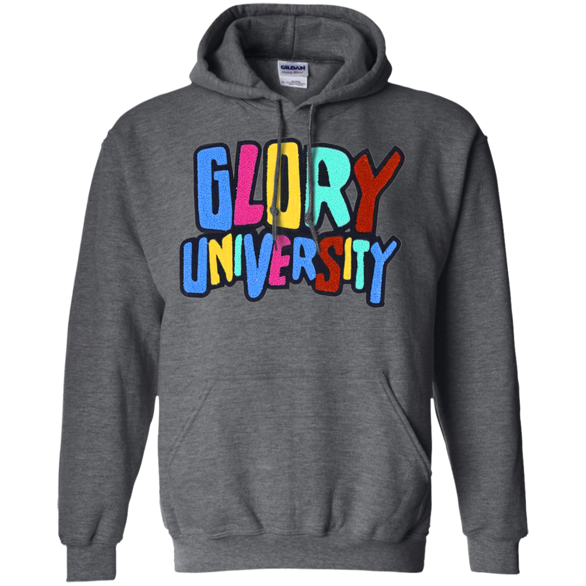 Glory University Hoodie - Dark Heather / S - Sweatshirts