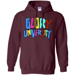 Glory University Hoodie - Maroon / S - Sweatshirts