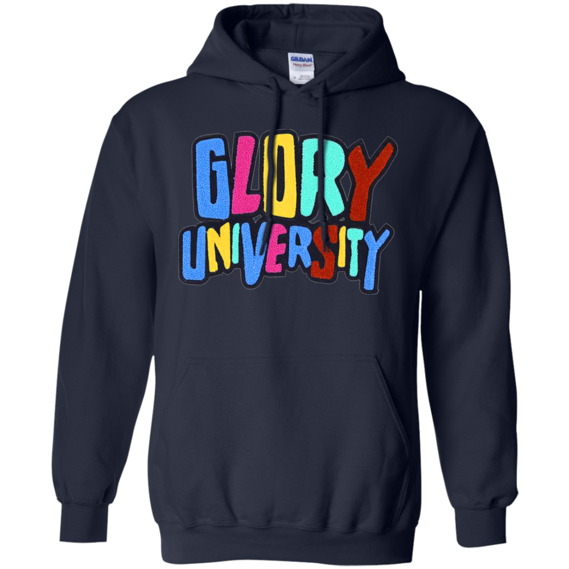 Glory University Hoodie - Navy / S - Sweatshirts