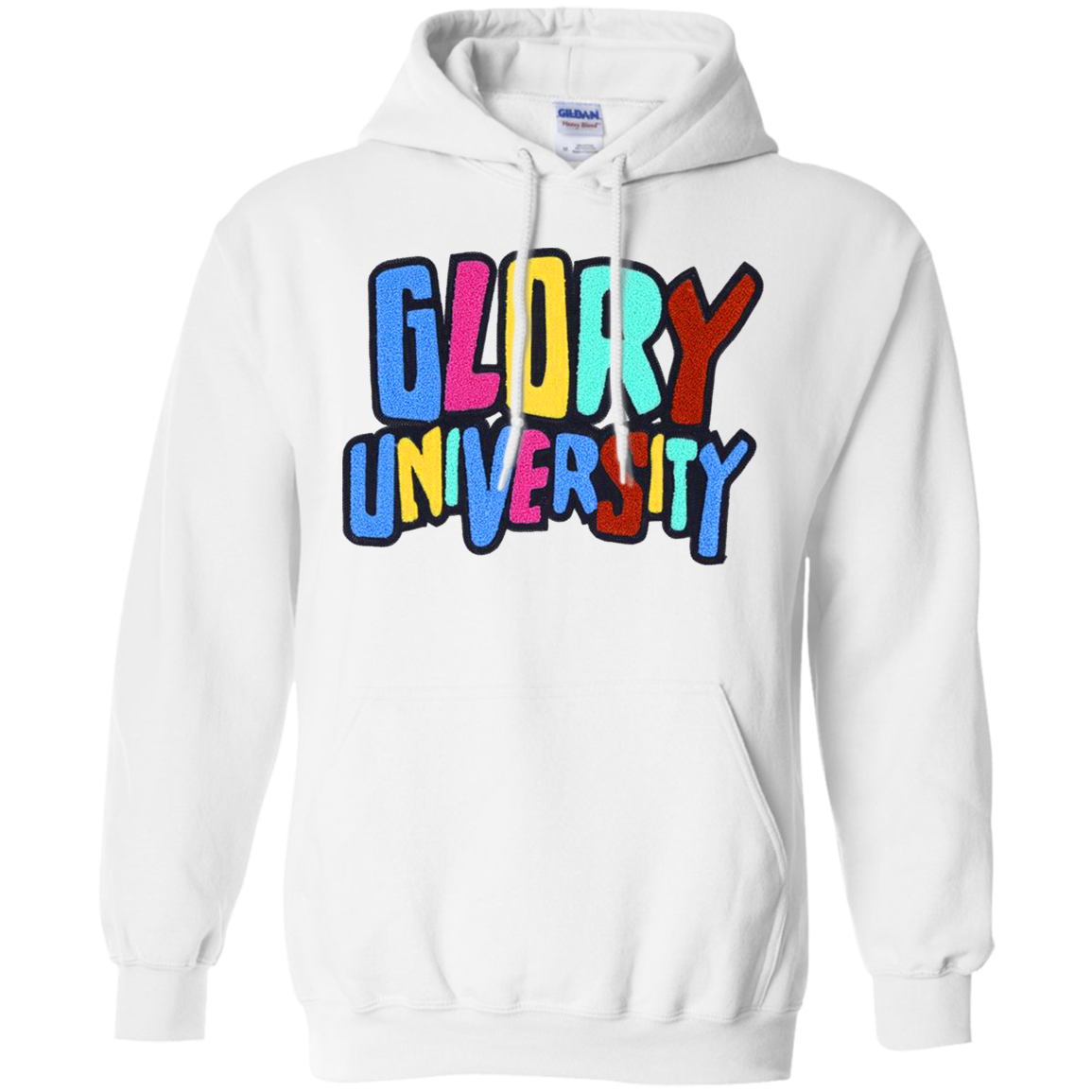 Glory University Hoodie - White / S - Sweatshirts