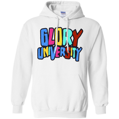 Glory University Hoodie - White / S - Sweatshirts