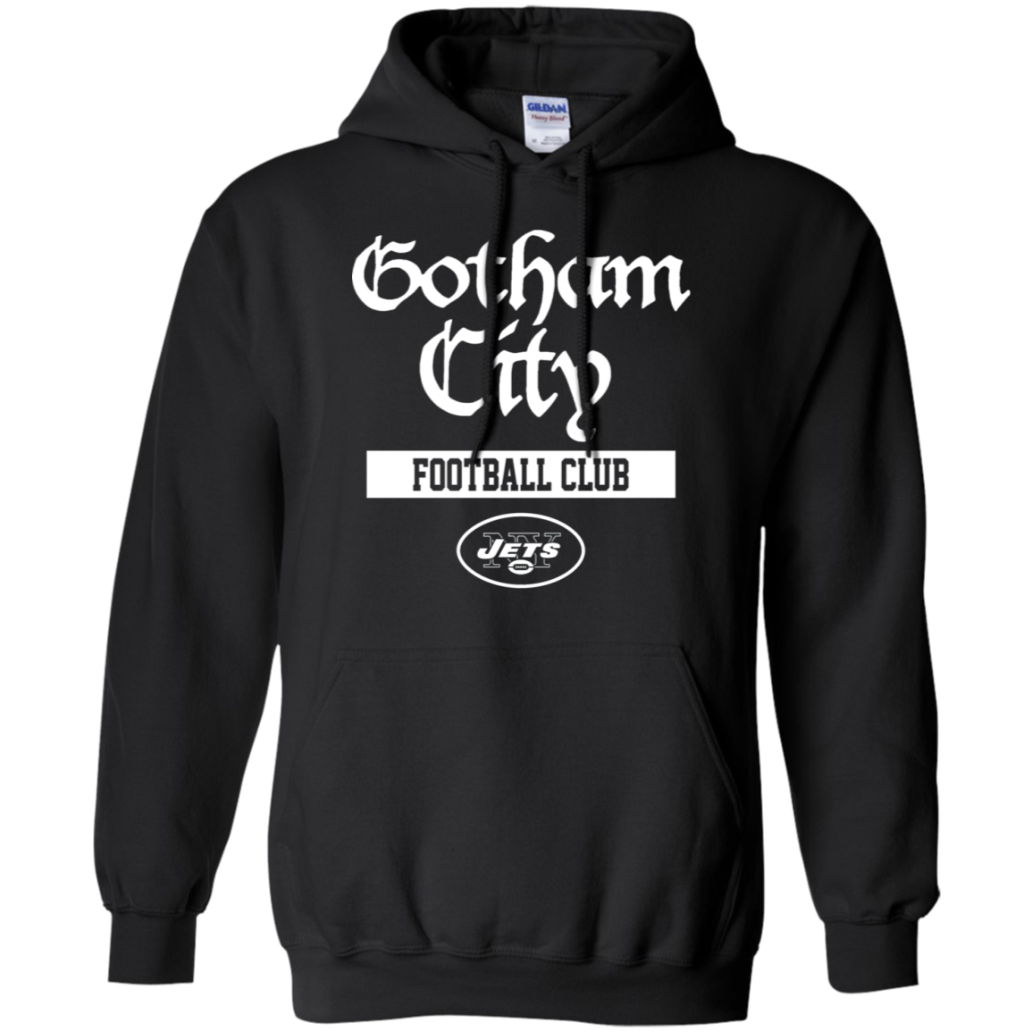 Gotham City Jets Hoodie - Black / S - Sweatshirts