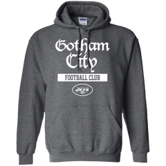 Gotham City Jets Hoodie - Dark Heather / S - Sweatshirts