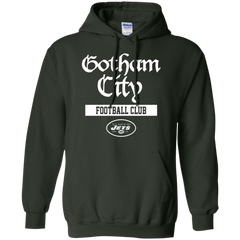 Gotham City Jets Hoodie - Forest Green / S - Sweatshirts