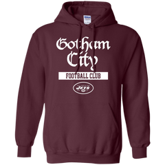 Gotham City Jets Hoodie - Maroon / S - Sweatshirts