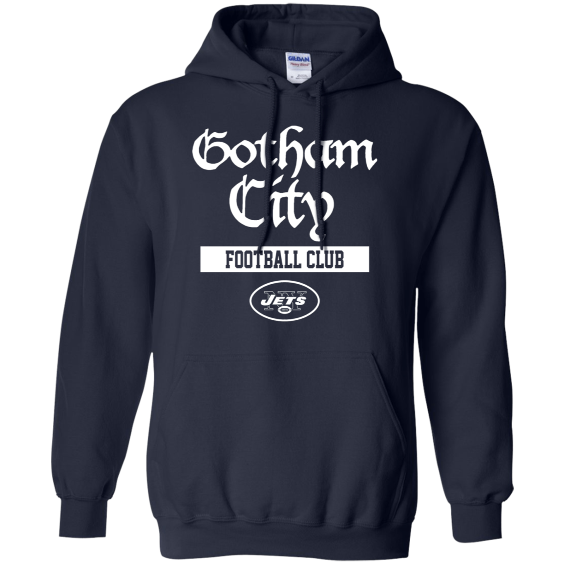 Gotham City Jets Hoodie - Navy / S - Sweatshirts