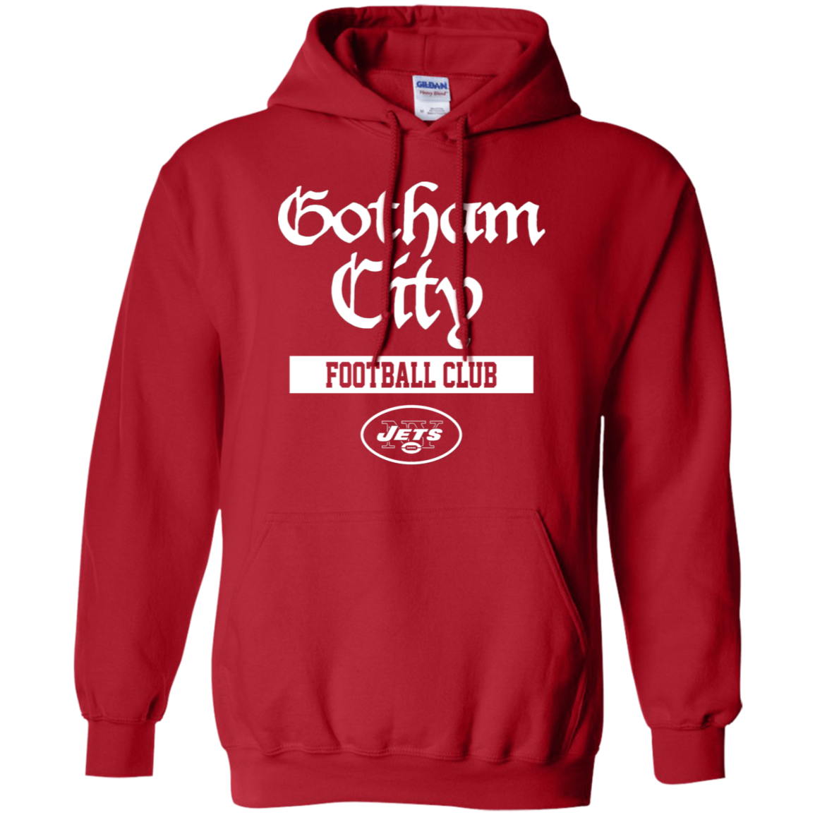 Gotham City Jets Hoodie - Red / S - Sweatshirts