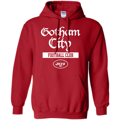 Gotham City Jets Hoodie - Red / S - Sweatshirts