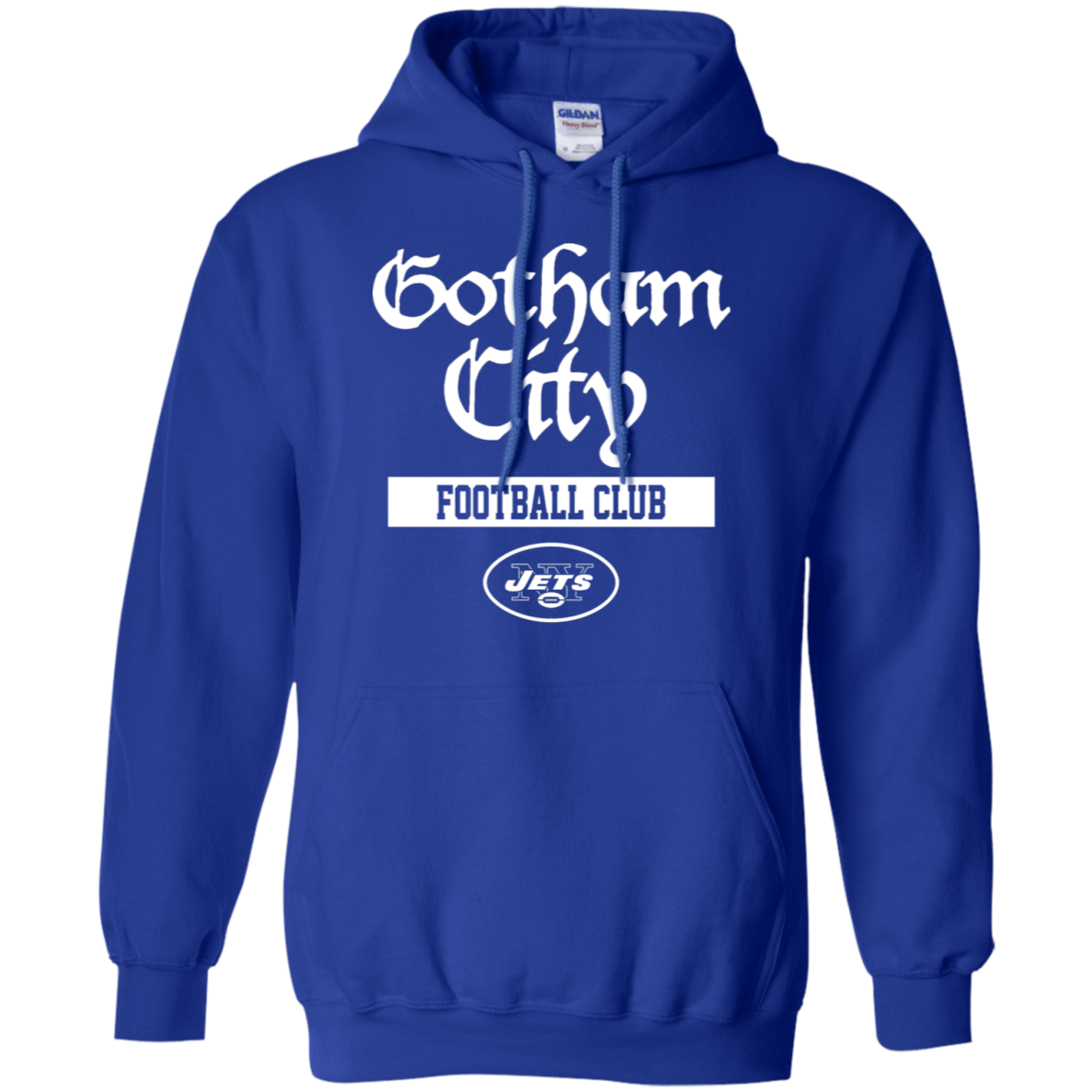 Gotham City Jets Hoodie - Royal / S - Sweatshirts