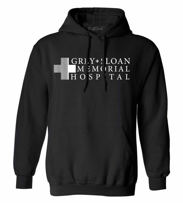 Grey Sloan Memorial Hospital Hoodie-Black-S-NINONINE