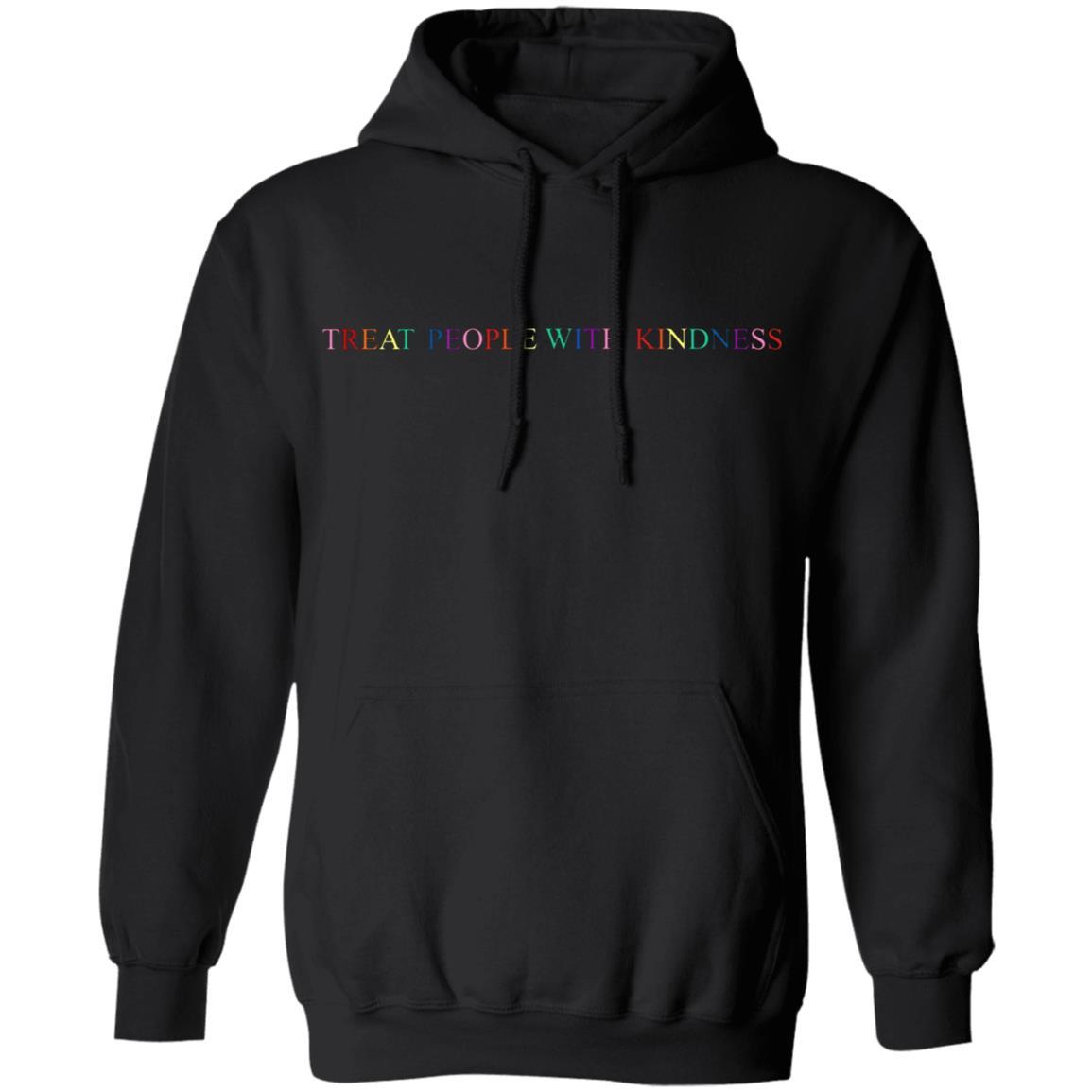 Harry Style Treat People With Kindness Hoodie - Black - NINONINE