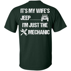 It's My Wife's Jeep I'm Just The Mechanic Shirt Light - NINONINE