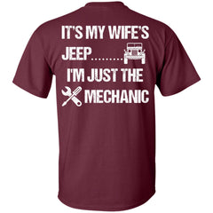 It's My Wife's Jeep I'm Just The Mechanic Shirt Light - NINONINE