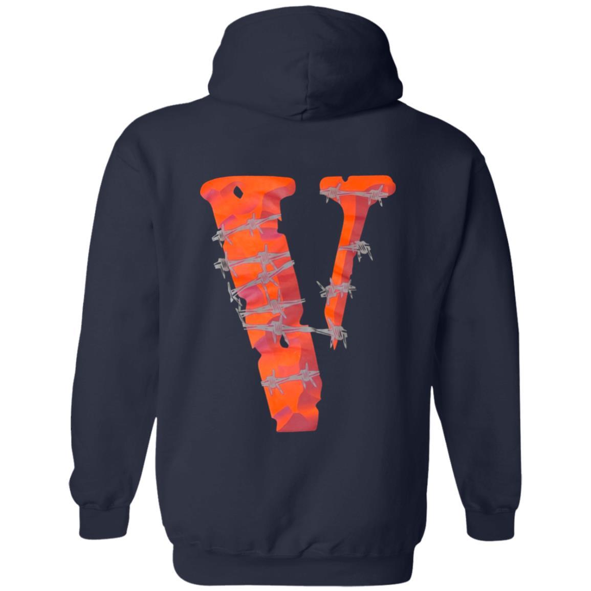 Juice WRLD Vlone Hoodie - Navy - NINONINE