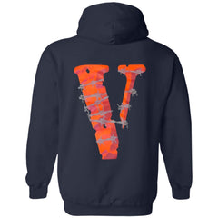 Juice WRLD Vlone Hoodie - Navy - NINONINE