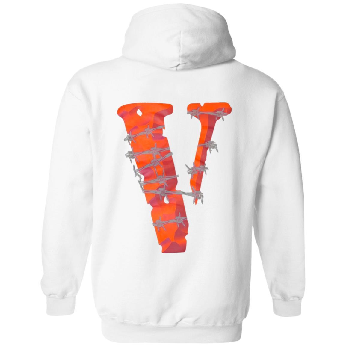 Juice WRLD Vlone Hoodie - White - NINONINE