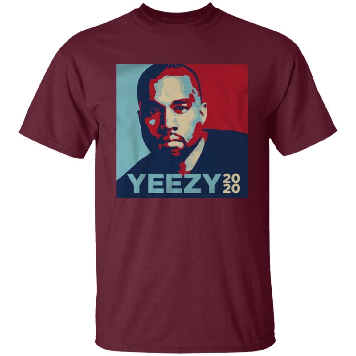 Kanye 2020 Shirt - Maroon - NINONINE