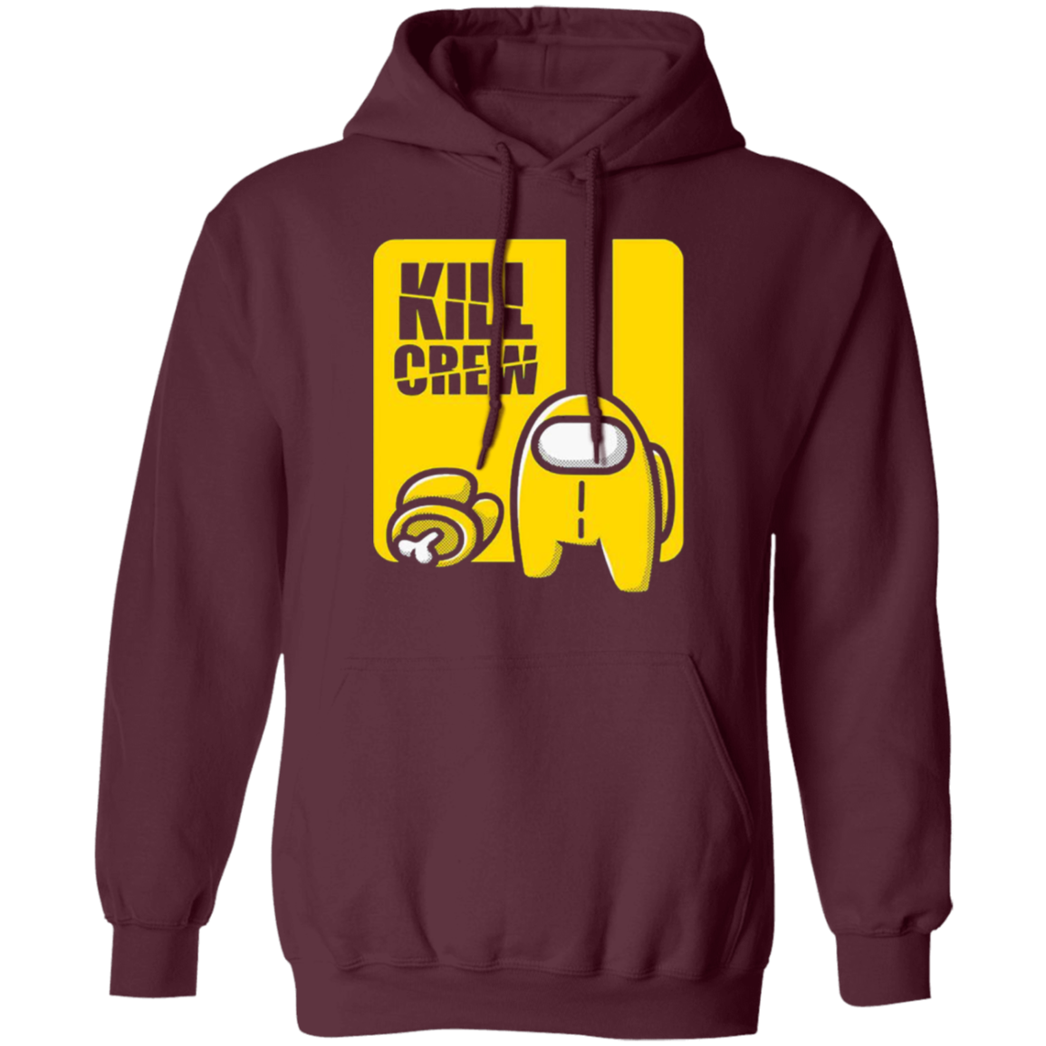 Kill Crew Hoodie-Maroon-S-NINONINE