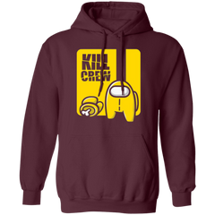 Kill Crew Hoodie-Maroon-S-NINONINE