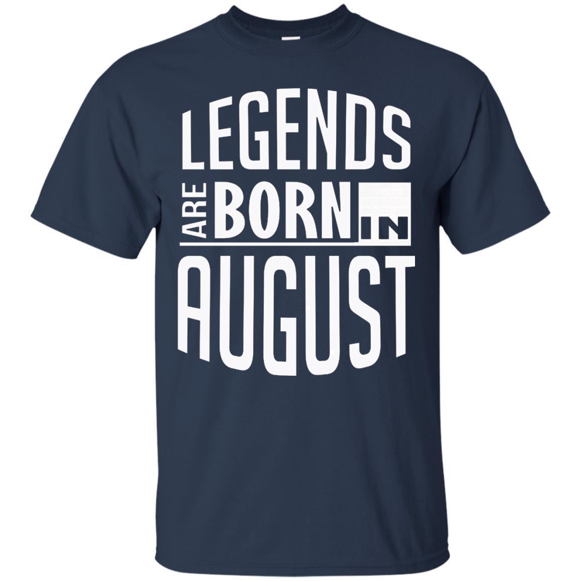 Legends Are Born In August Leo Birthday Shirt - NINONINE