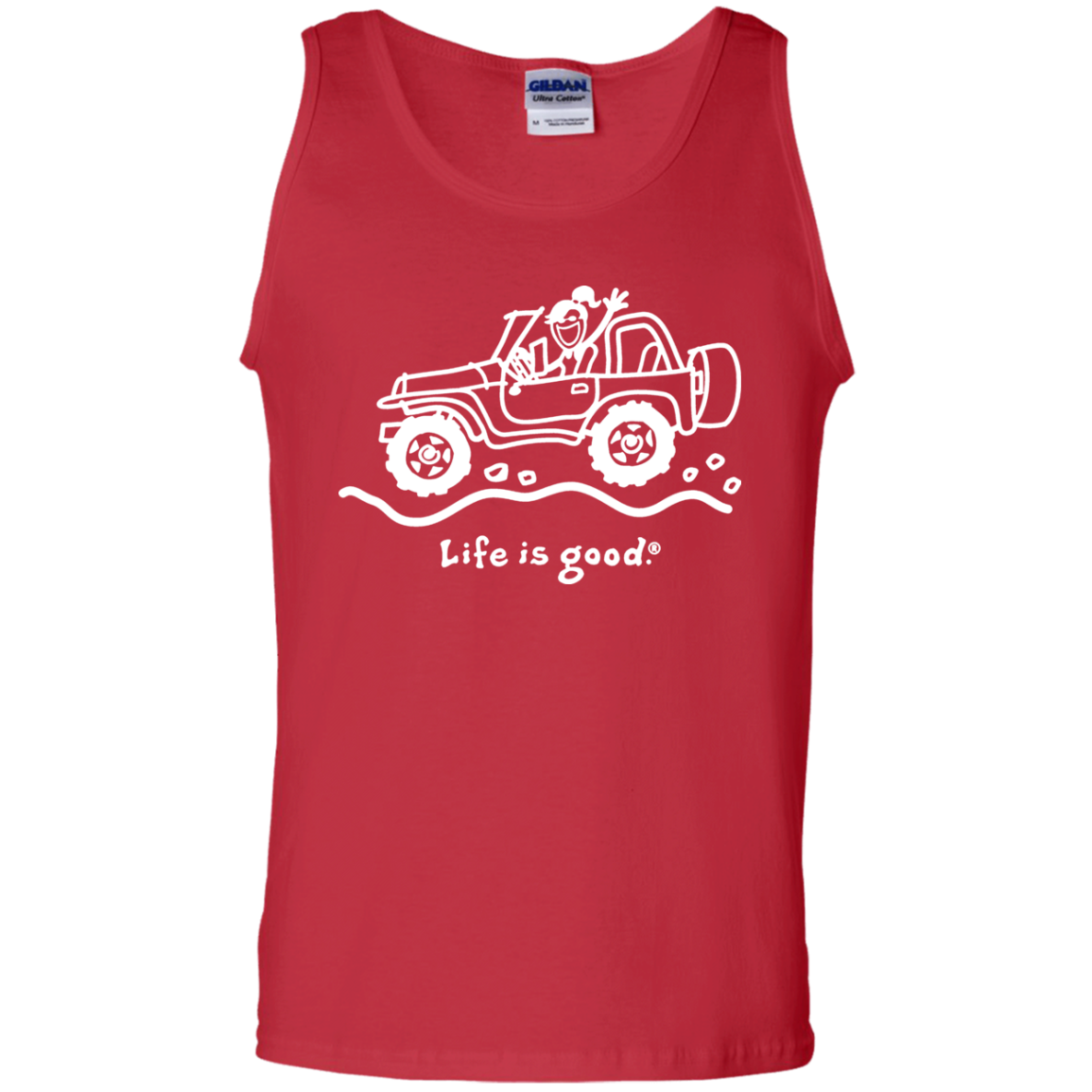 Life Is Good Jeep Tank Top For Women - NINONINE