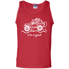 Life Is Good Jeep Tank Top For Women - NINONINE